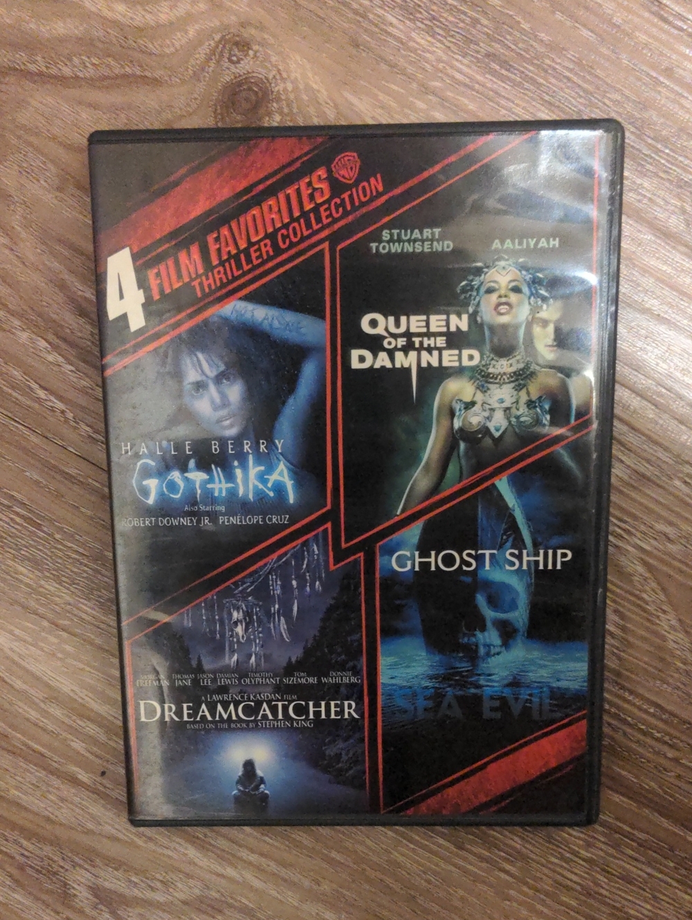 4-Film Thriller Collection Gothika Ghost Ship Queen Of The Damned Dreamcatcher